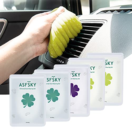 Car Cleaning Gel for Car Detailing Car Cleaning Putty for Interior Cleaner for Car Vents Car Cleaning Gel Pack 450g（5 Pack）