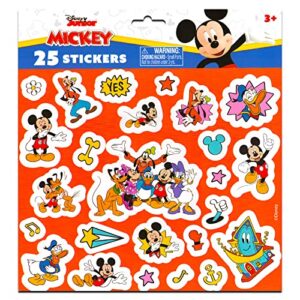 Mickey Mouse Lunch Box Travel Activity Set ~ Insulated Mickey Mouse Lunch Bag with Mickey Mouse Stickers and Bonus Beach Kids Door Hanger for Boys Girls Kids (Mickey Mouse School Supplies Bundle)