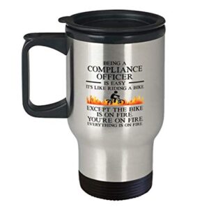 Being A Compliance Officer Is Easy Travel Mug 14oz.