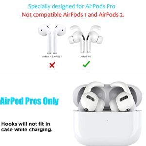 1 Pair AirPods Pro Ear Hooks Covers Accessories Compatible with Apple AirPods Pro (Pink)