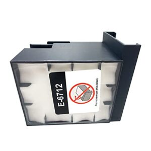 F-ink Remanufactured T6712 Ink Maintenance Box Compatible with Workforce Pro WF-6090, WF-6590, WF-8090, WF-8590, WF-R8590 Printer