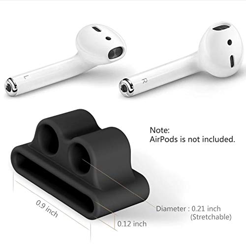 Compatible for AirPod 1 / AirPod 2 / Airpods pro Holder, Portable Anti-Lost Silicone Compatible for Apple AirPod Watch Band Holder, Compatible for AirPod Accessories (3 Pack)