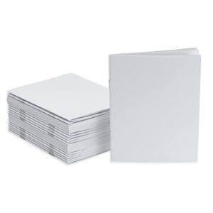 hygloss products blank books for journaling, sketching, writing and more for arts and crafts-softcover, 24 pages, 4.25 x 5.5 inches, 24 pack, white