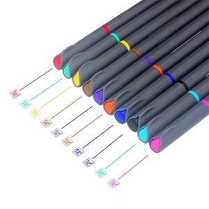 MyLifeUNIT 10 Color Pens and Gel Pens 10 Vintage Color Ink Bundle