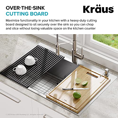 Kraus KCB-101BB Kore Cutting Board, 17" x 12 1/2"