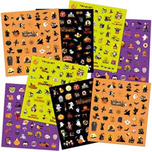 fancy land halloween stickers for kids 400 assortment stickers for party favors treats classroom crafts 8 sheets