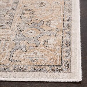 Safavieh Atlas Collection 2'7" x 4' Camel/Stone ATL976C Vintage Oriental Distressed Viscose Accent Rug