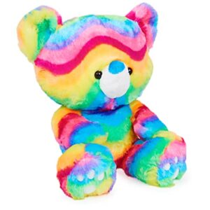 GUND Kai Teddy Bear, Premium Plush Toy Stuffed Animal for Ages 1 & Up, Rainbow, 12"