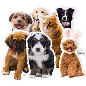custom dog cat pillow personalized pet photo molding 3d shaped pillow, duplex printing shaped pillow creative gifts 20''