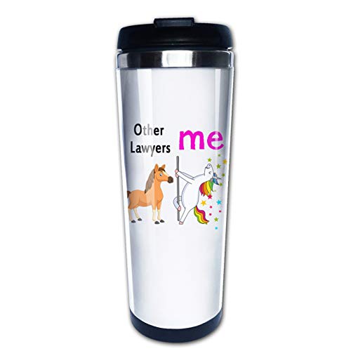 Funny Gift for Lawyer Birthday Holiday , Other Lawyers Me Unicorn, Travel Mug Tumbler With Lids Coffee Cup Stainless Steel Water Bottle 15 oz