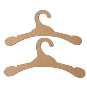 goaup baby cardboard hangers, eco friendly recycled paper clothes hanger for kids childrens (20 pack)