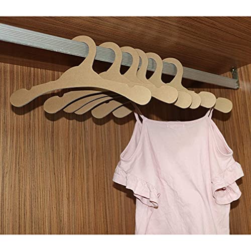 Goaup Baby Cardboard Hangers, Eco Friendly Recycled Paper Clothes Hanger for Kids Childrens (20 Pack)