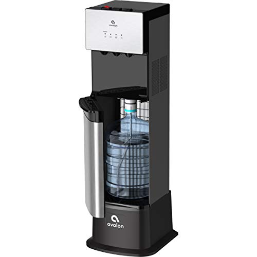 Avalon Water Cooler Dispenser Base, Pedestal Height Extender for Bottom Loading and Bottleless Models, BASE-BLK