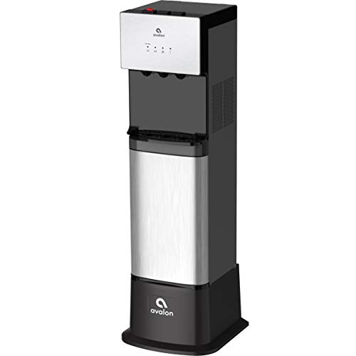 Avalon Water Cooler Dispenser Base, Pedestal Height Extender for Bottom Loading and Bottleless Models, BASE-BLK