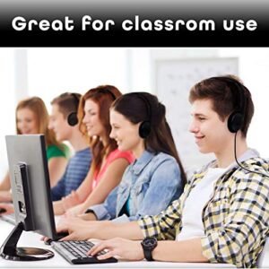 50 Bulk Headphones for Classrooms School Students Over Ear Earbuds