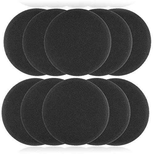 Foam Ear Pad Replacement Cushions, Headphone Earphone Headset Disposable Sponge Covers (45mm - 1.8") 10 Pairs