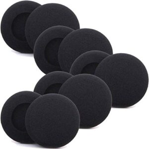 Foam Ear Pad Replacement Cushions, Headphone Earphone Headset Disposable Sponge Covers (45mm - 1.8") 10 Pairs