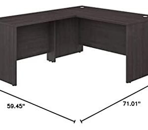 Bush Business Furniture Studio C L Shaped Desk with Return, 60W x 30D, Storm Gray