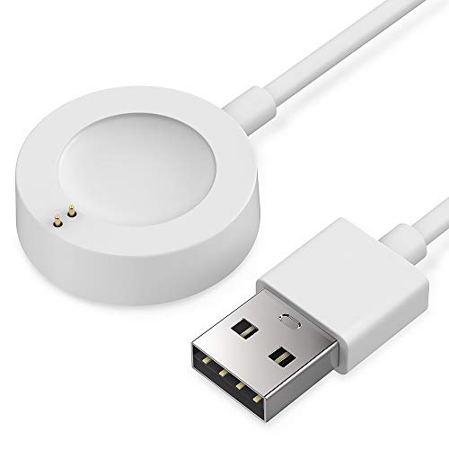 TUSITA Charger Compatible with Fossil Gen 4 5 5E 6, Emporio Armani, Skagen falster 2, Misfit Vapor 2, Diesel Guard 2.5, Michael Kors Runway - 3.3ft 100cm Smartwatch USB Charging Cable