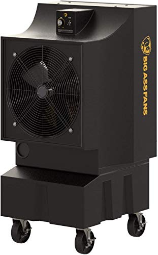 Big Ass Fans Cool-Space 300 Portable Evaporative Cooler, 18 Inch Diameter Fan, Indoor or Outdoor Use, Continuous or Fillable (16 Gallon Capacity), Variable Speed