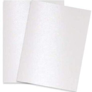 Limited Papers (TM) Shimmer Pure White Pearl, Text and Cardstock Digital Metallic Stationary Paper. Perfect for Business, Invitations, Weddings. and More. Variety of Sizes. (8.5 x 11, 80 lb. - Text)