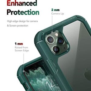 MOBOSI Vanguard Armor Cell Phone Accessory Bundle - AirPods Pro Case & iPhone 11 Pro Max Case (Midnight Green)