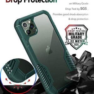 MOBOSI Vanguard Armor Cell Phone Accessory Bundle - AirPods Pro Case & iPhone 11 Pro Max Case (Midnight Green)