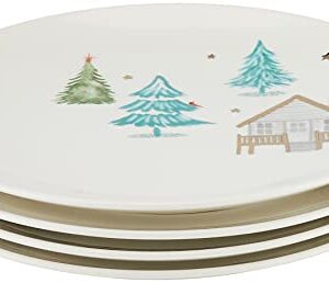 Lenox 890751 Balsam Lane 4-Piece Accent Plate Set