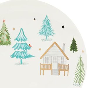 Lenox 890751 Balsam Lane 4-Piece Accent Plate Set