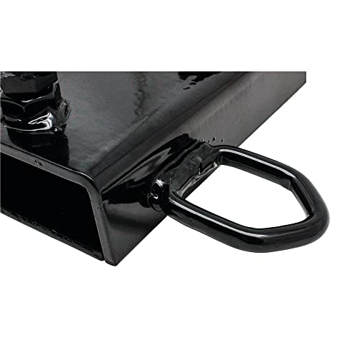 Extreme Max 5001.1389 Clamp-On Forklift Hitch 2" Receiver with Tri-Ball Hitch and Tow Hook