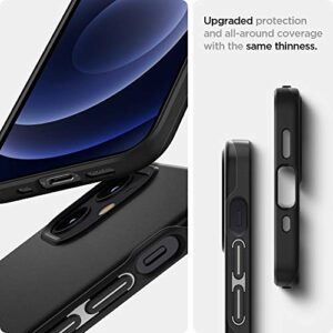 Spigen Thin Fit Designed for iPhone 12 Mini Case (2020). - Black