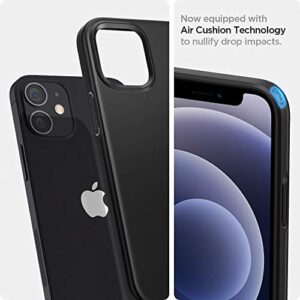 Spigen Thin Fit Designed for iPhone 12 Mini Case (2020). - Black