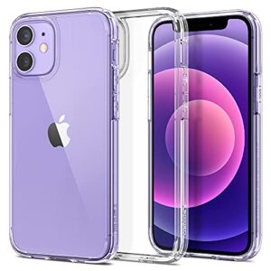 spigen ultra hybrid designed for apple iphone 12 mini case (2020). - crystal clear