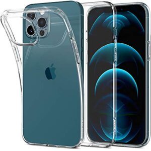 spigen liquid crystal designed for iphone 12 pro max case (2020.) - crystal clear