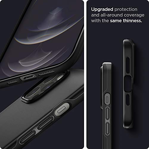 Spigen Thin Fit Designed for iPhone 12 Pro Max Case (2020) - Black