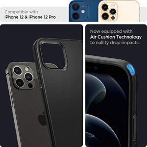 Spigen for iPhone 12 Pro Case, Thin Fit Case for iPhone 12 & 12 Pro - Matte Black