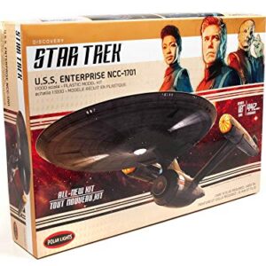 Polar Lights Star Trek Discovery U.S.S. Enterprise 2T 1:1000 Scale Set Prop Replica Model Kit (POL973M)