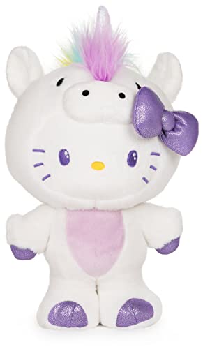 GUND Sanrio Hello Kitty Unicorn Plush Stuffed Animal Cat, 9.5"