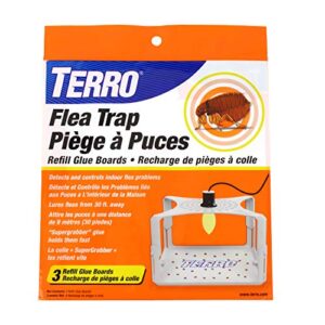 terro t231 flea trap refills - replacement flea trap glue boards - 3 pack