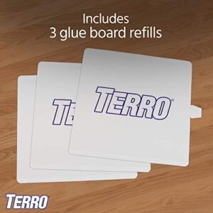 TERRO T231 Flea Trap Refills - Replacement Flea Trap Glue Boards - 3 Pack