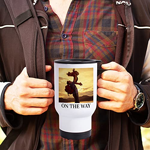 Personalized Travel Mugs with Picture - Custom Travel Mug with Photo, 14oz Photo Travel Mug, Custom Tumbler Personalized, Personalized Travel Coffee Mug with Lid