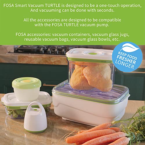 FOSA extra large 4L bread box container Vacuum pump TURTLR not included