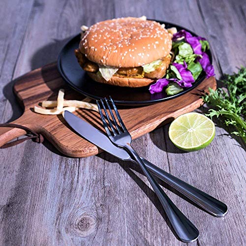 Lazooy Butter Knives Set of 8 Rust Proof Dinner Knifes Table Heavy Duty Butterknives Stainless Steel Dinning Knife Flatware Silverware for Dessert Meat 9.2''