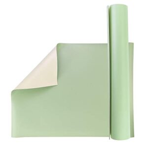 Pacific Arc Vinyl Board Cover. Self Healing and Stain Resistant Green/Ivory Sheet, 20 inches by 26 inches