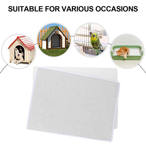 POPETPOP 100pcs Bird Cage Liners Papers Disposable Parrot Bird Cage Cushion Pad Mat Accessories for Bird Parrot