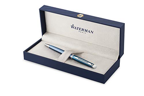 Waterman Hémisphère Ballpoint Pen, French Riviera Collection, Côte d’Azur, Medium Point, Blue Ink, Gift Box