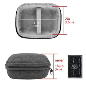Geekria Shield Headphones Case Compatible with JVC HA-A10T, JVC Marshmallow, JVC Truly Wireless Earbuds Headsets Case, Replacement Hard Shell Travel Carrying Bag with Cable Storage (Dark Grey)
