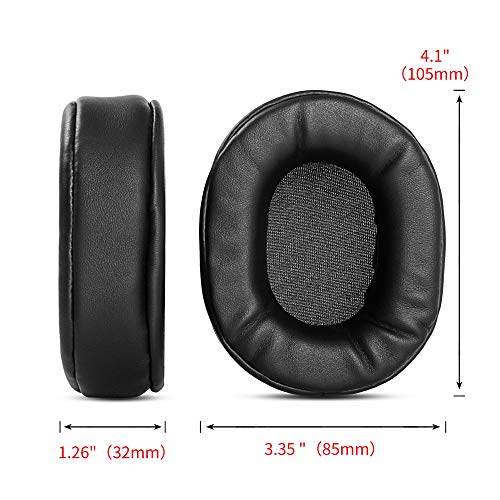 Ear Pads Cups Cushions Replacement Compatible with Edifier W800BT Bluetooth Headphones Earpads Foam Covers (Black)