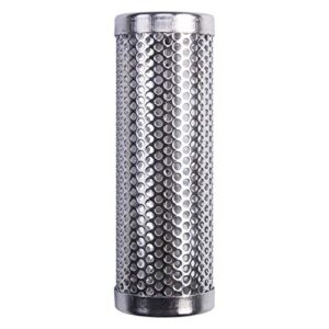 pellet smoker tube pipe stainless steel smoking tube for cold/hot smoking portable smoke generator for outdoor cooking bbq (6“, round)