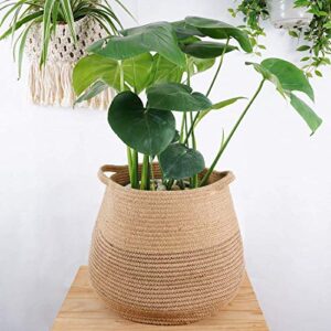 CHICVITA Large Jute Basket Woven Storage Basket with Handles